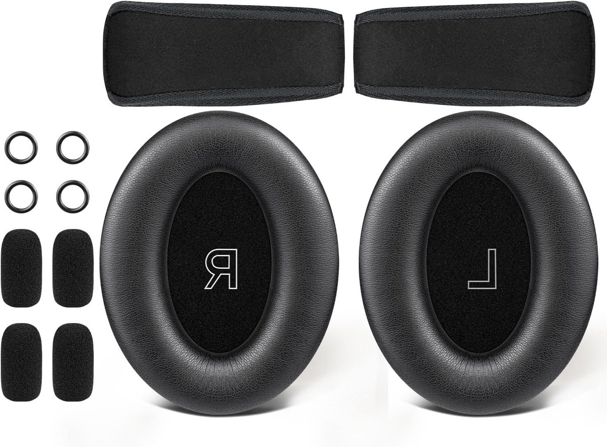 Vervangingsset voor Bose A30 Aviation Headset met Zachte Earpads, Hoofdband en Microfoon Covers voor Comfort en Geluidsisolatie