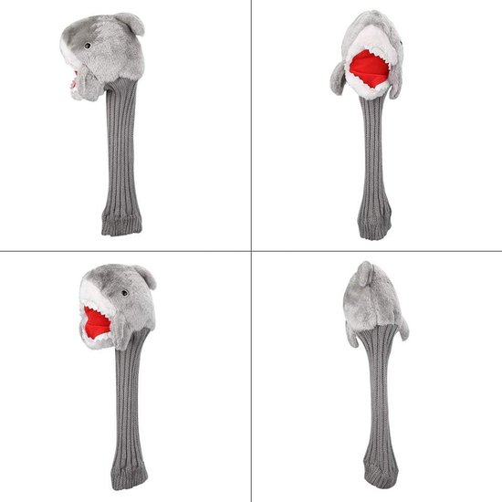 Dailygoods- Golf Club Cover Haaienkop - Handgemaakt - Zacht & Elastisch - Universele Pasvorm - Bescherming tegen Krassen - Lange Levensduur - Headcover van Dailygoods — afbeelding 3