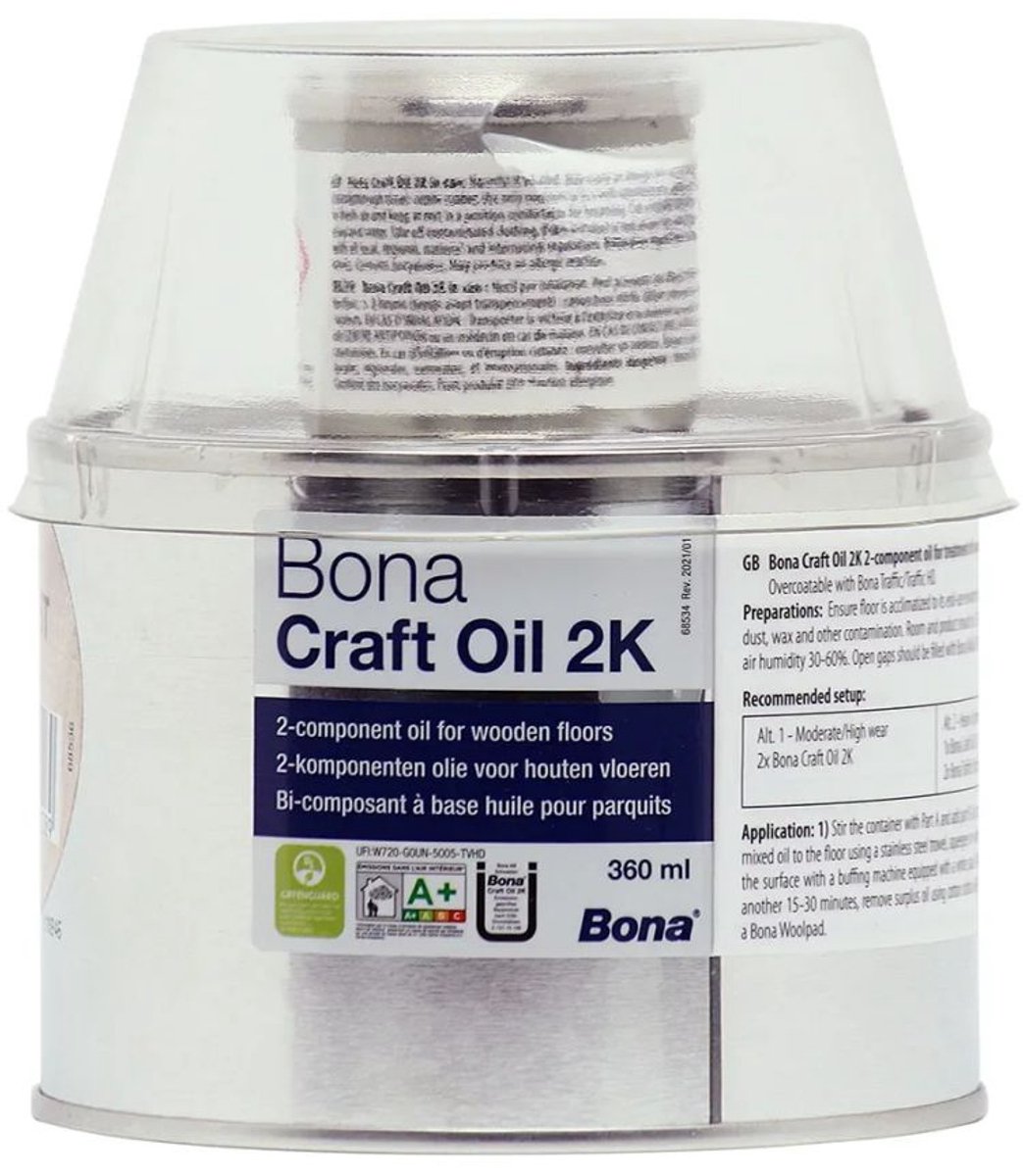 Bona Craft Oil 2k Frost - 0,4 liter