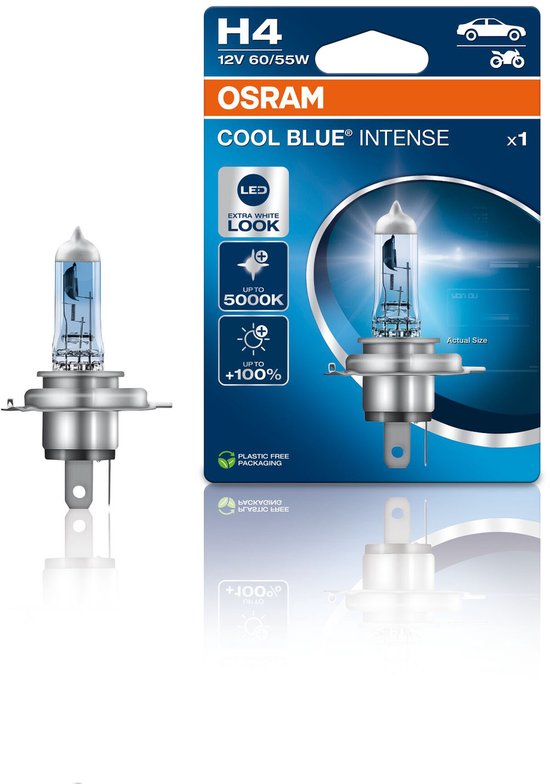 Osram Cool Blue Intense Autolamp H4 12V 60/55W