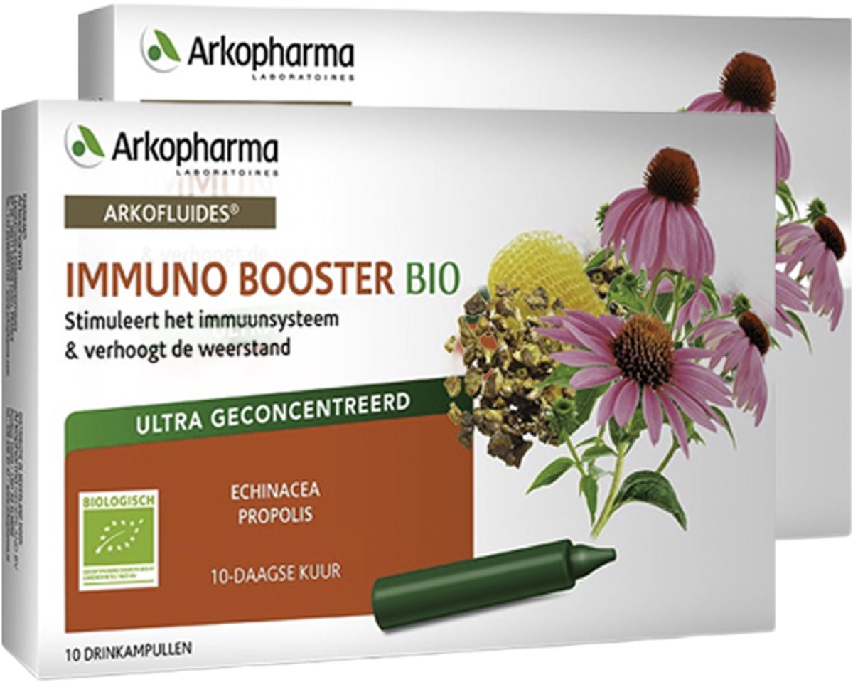 Arkopharma | Arkofluids BIO Immuno Booster | 10 Ampullen 15ml | 2 stuks | 10 ampullen x 15ml