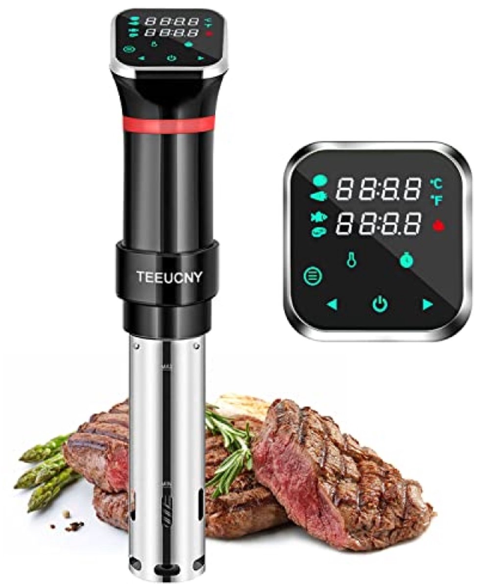 Sous-vide kookstaaf - 1100W precisie kookapparaat met digitaal display en timer
