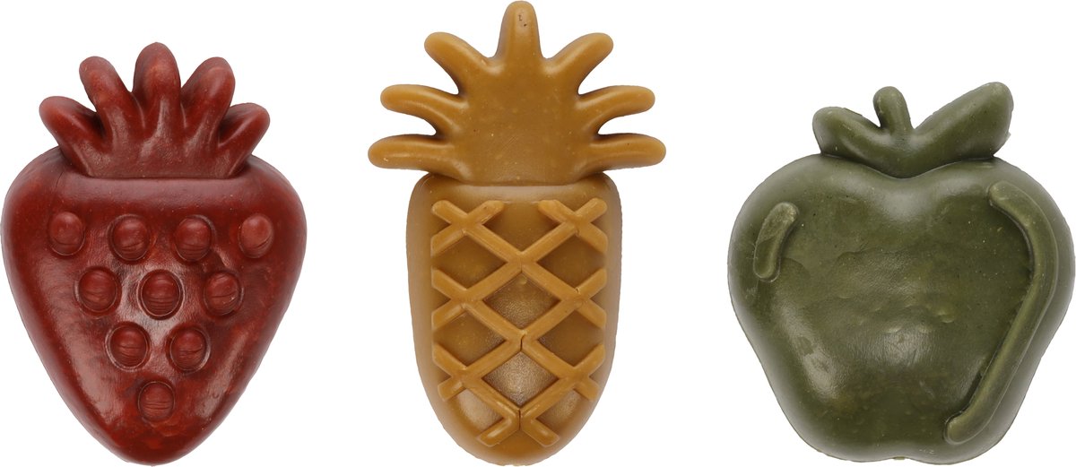 VEGGIE AARDBEI/APPEL/ANANAS M 60ST 1,8KG DISPLAY
