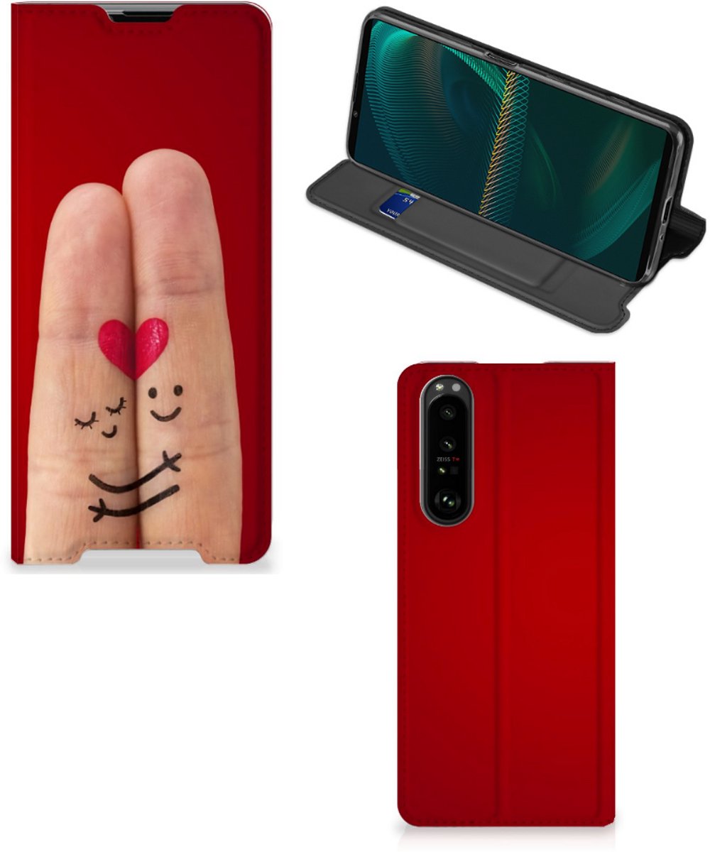 Sony Xperia 5 III Hippe Standcase Liefde - Origineel Romantisch Cadeau