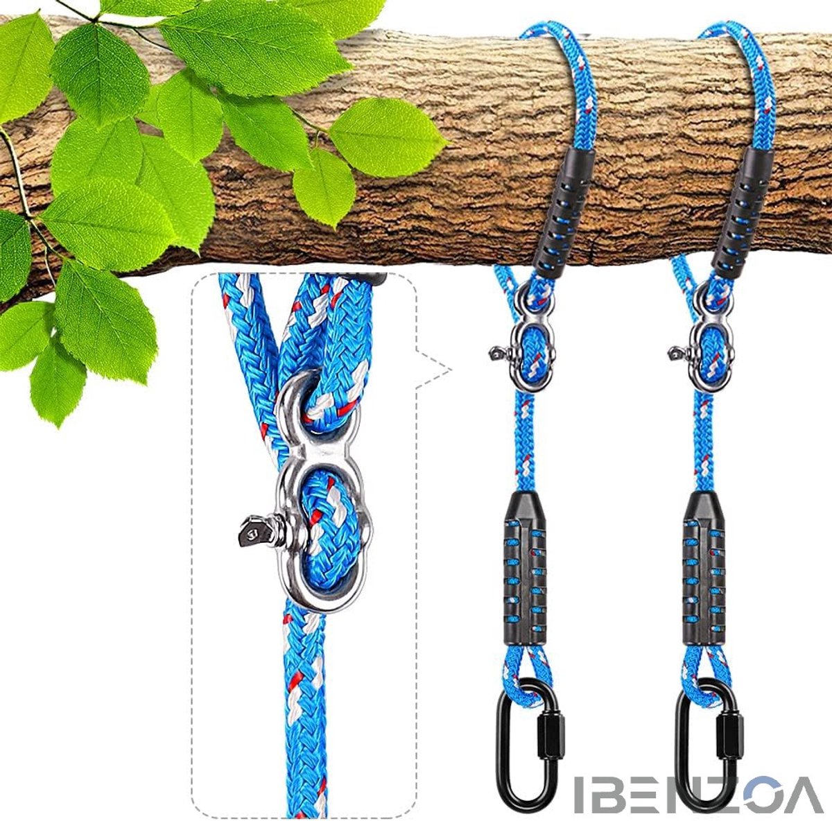 Schommeltouw - Verstelbaar - 1.5 m - Blauw