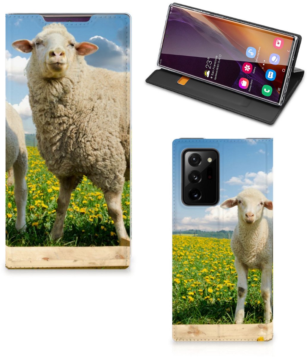 Samsung Galaxy Note 20 Ultra Hoesje maken Schaap en Lammetje