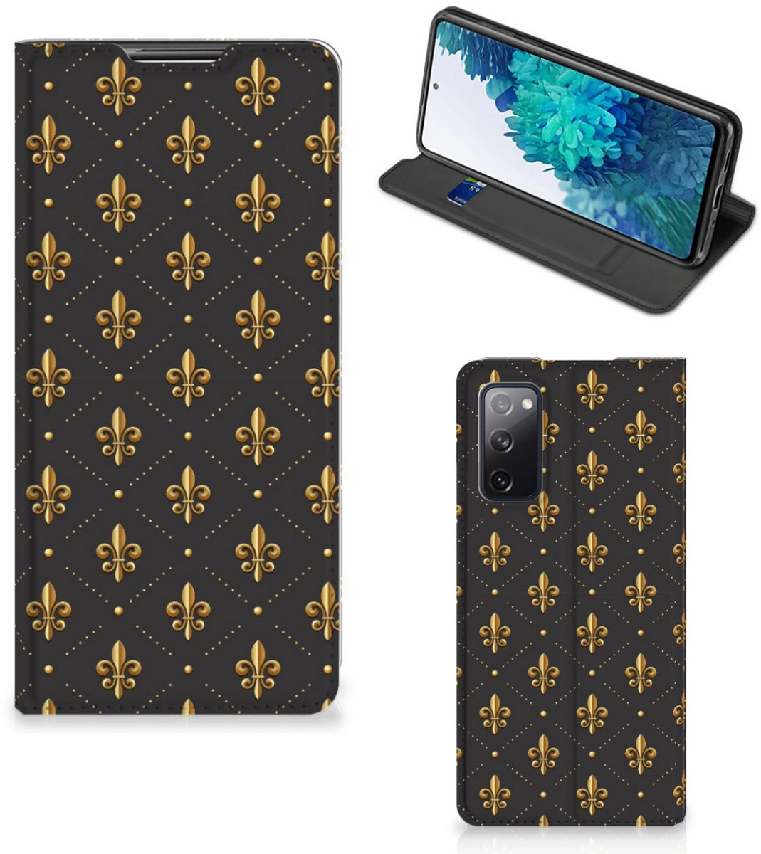 Samsung Galaxy S20 FE Hoesje met Magneet Franse Lelie