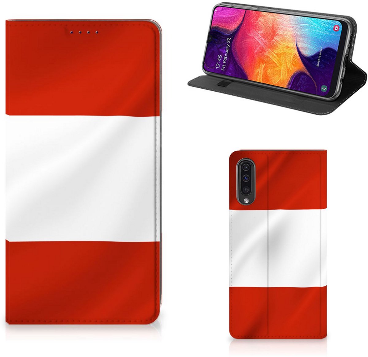 Samsung Galaxy A50 Standcase Oostenrijk