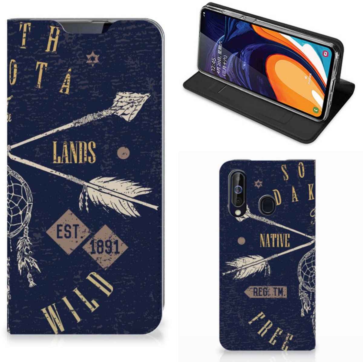 Samsung Galaxy A60 Book Cover South Dakota