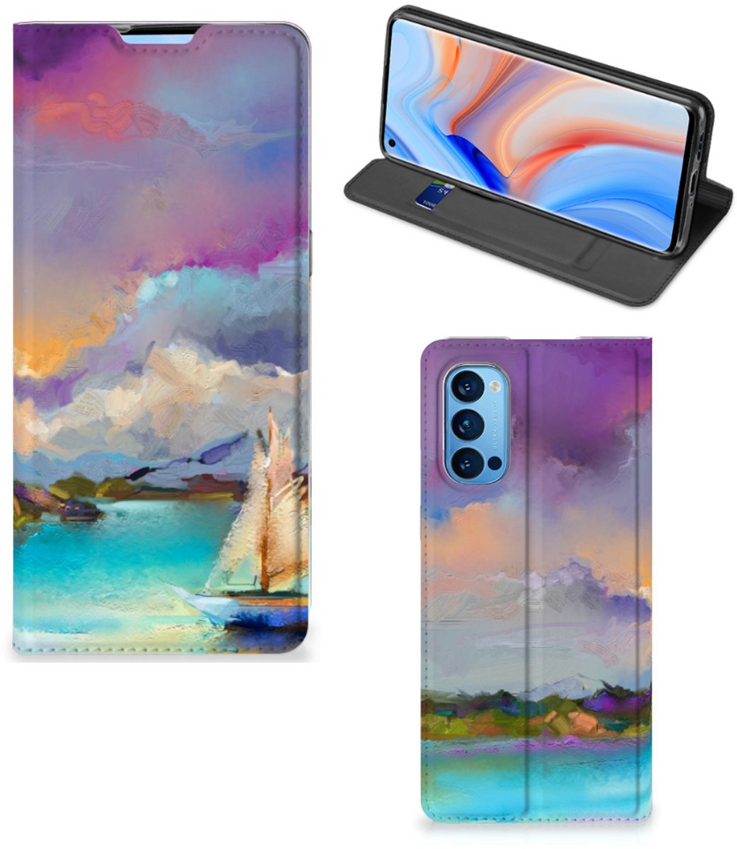 Bookcase OPPO Reno4 Pro 5G Boat