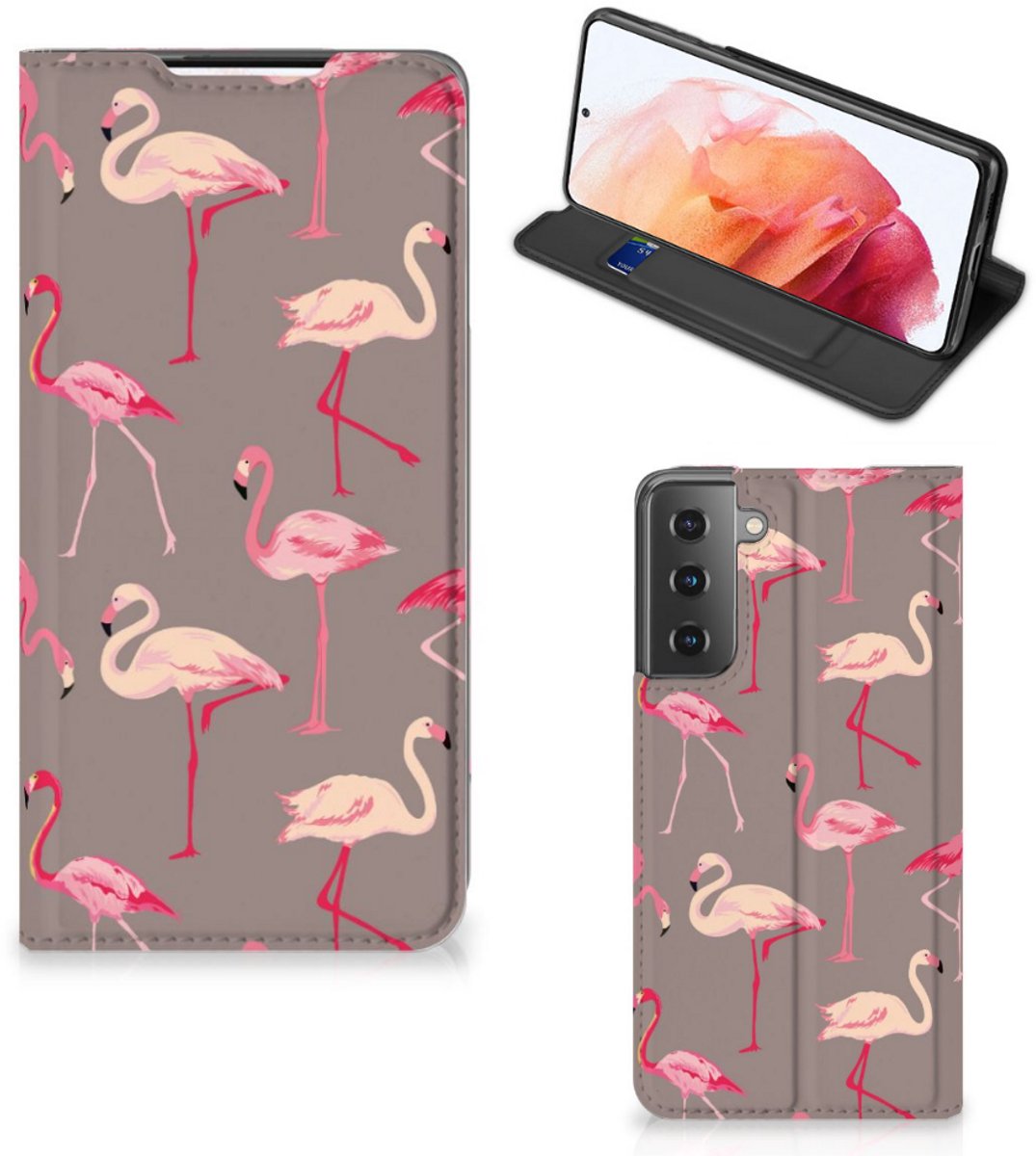 Samsung Galaxy S21 Hoesje maken Flamingo