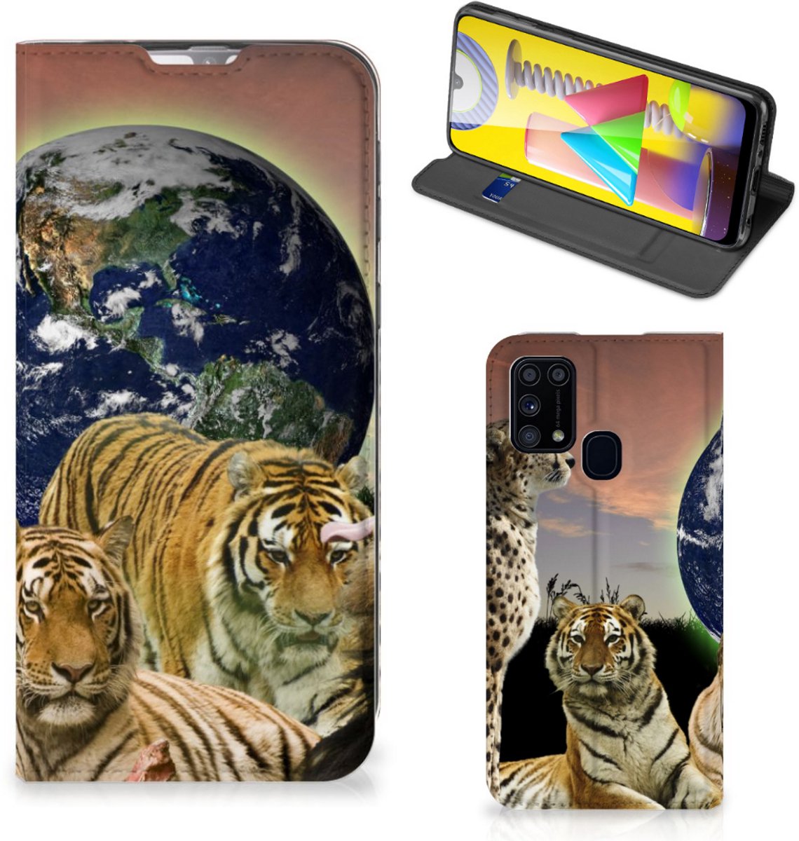 Samsung Galaxy M31 Hoesje maken Roofdieren