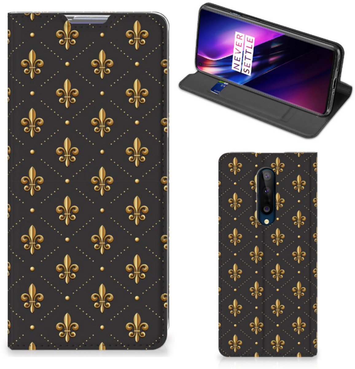 OnePlus 8 Hoesje met Magneet Franse Lelie