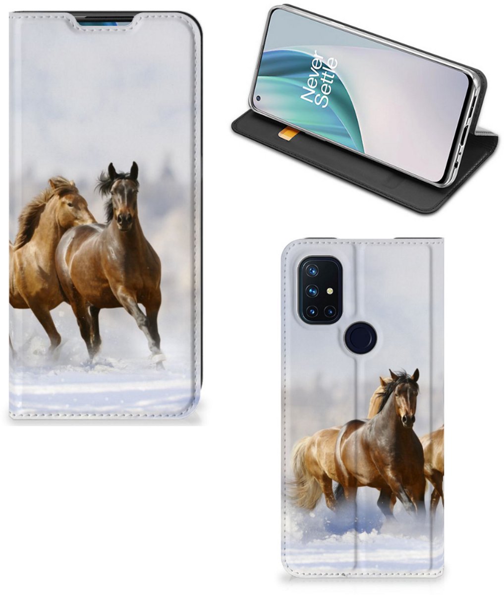 OnePlus Nord N10 5G Hoesje maken Paarden