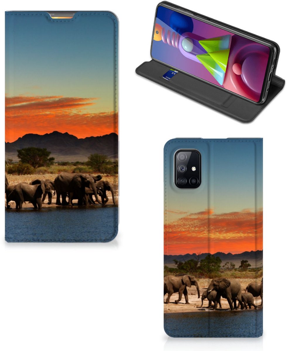Samsung Galaxy M51 Hoesje maken Olifanten