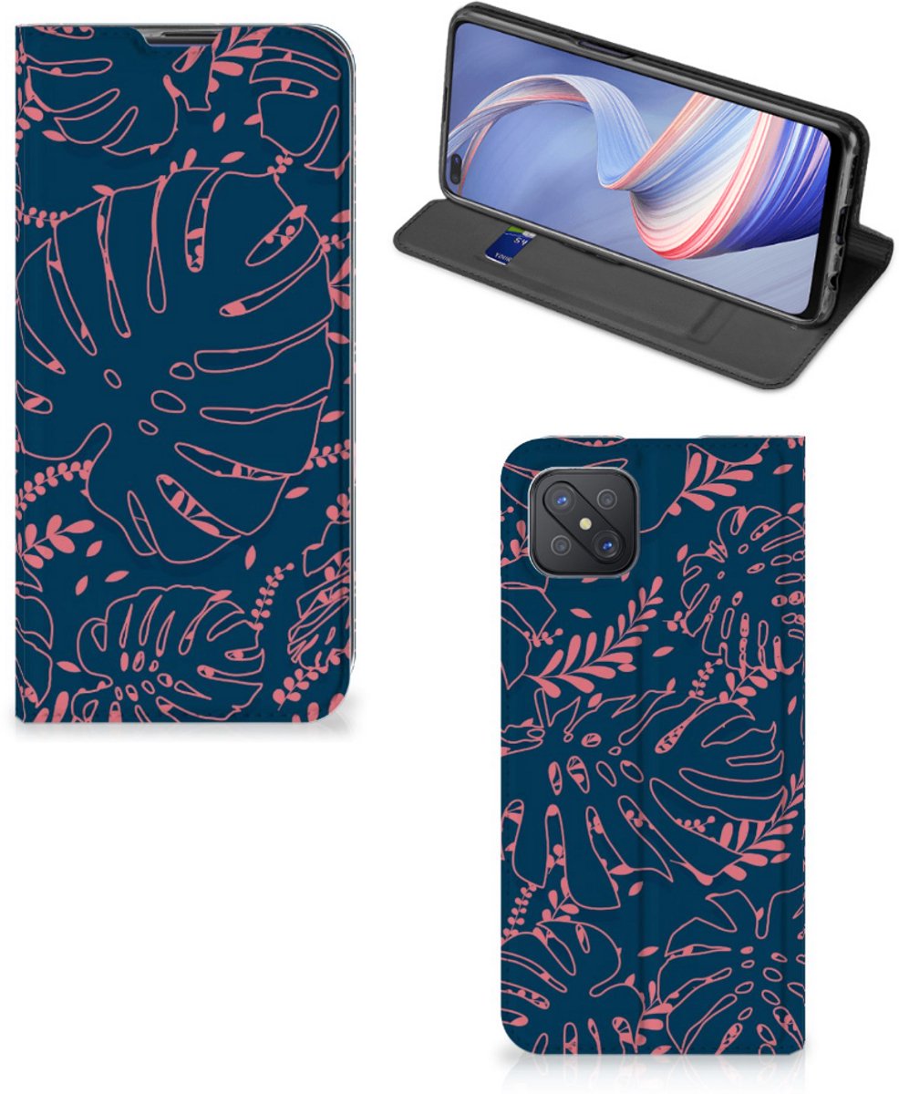 OPPO Reno4 Z 5G Smart Cover Palm Leaves