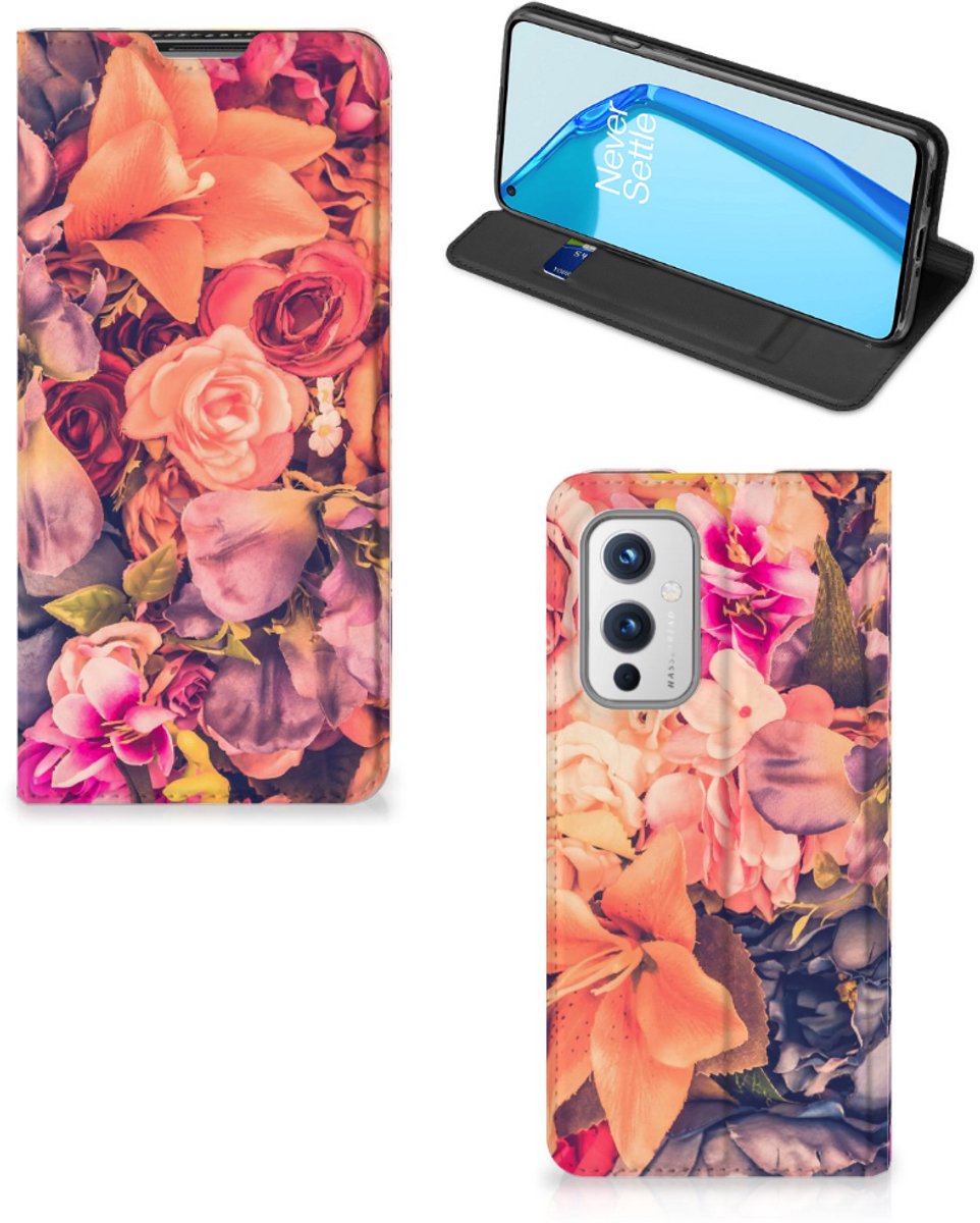 OnePlus 9 Smart Cover Bosje Bloemen