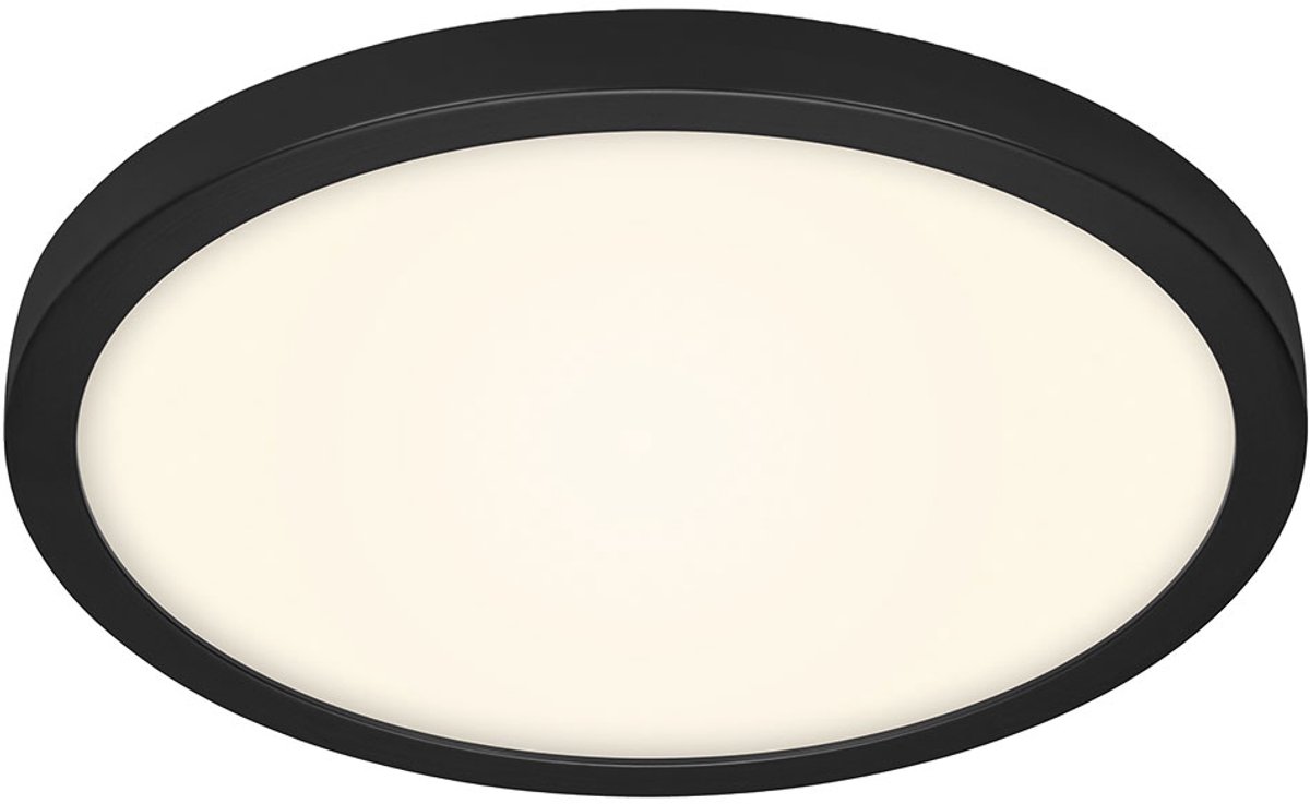 Briloner Leuchten - Led-plafondlamp, plafondlamp, 24,5 watt, 2.400 lumen, 4.000 Kelvin, zwart-wit