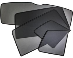 Zonwering op maat - Sonniboy zonnescherm - Bescherming tegen zon - Gepatenteerd montagesysteem - Voor Ford Focus HB 5d - Zwart
