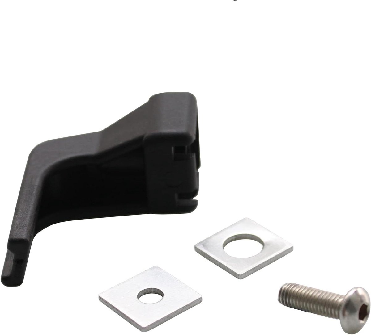 Brompton Voorhaak - Fiets Vouw Hulp - Fiets Opvouwen - Voorkomt Ontvouwen - 50 x 20 x 20 mm - Zwart