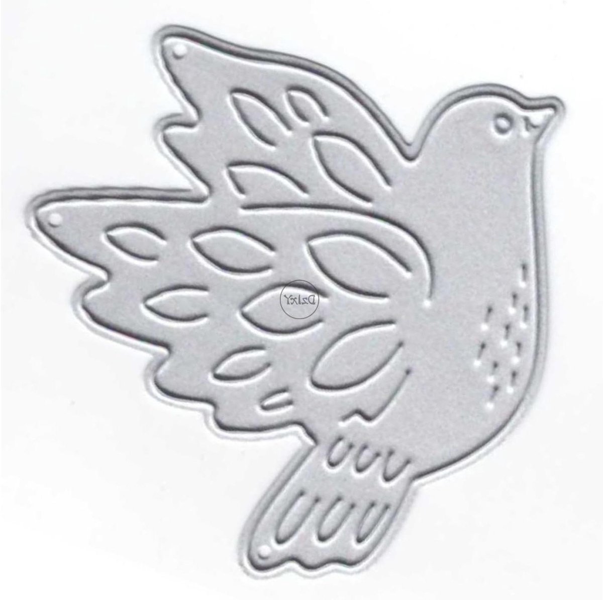 Duif Snijmal - Kaart Maken Stans - Papier Ambachten - Koolstofstaal Materiaal - Zie Afbeelding - Zilver