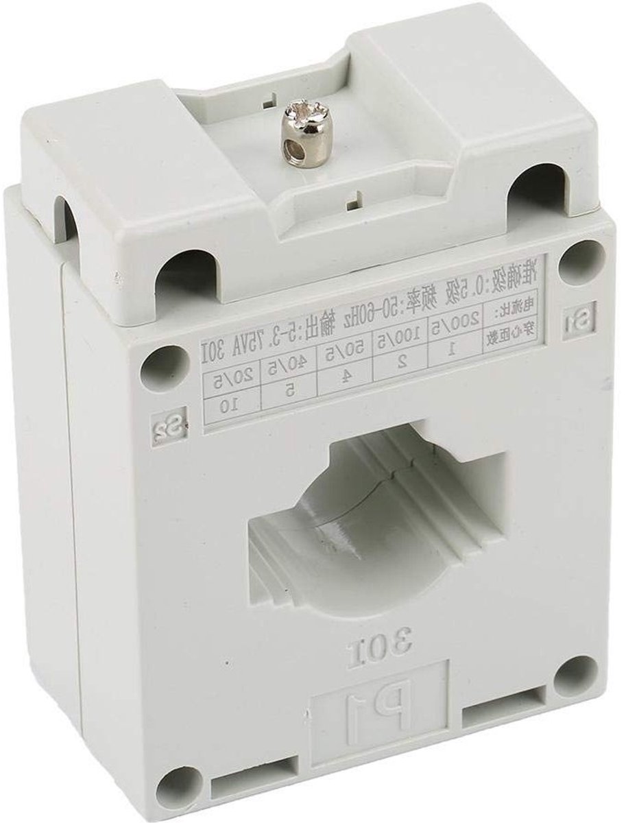 Huidige Transformator 5A met 30mm Gat voor Stroommeting en Energiebeheer - Ideaal voor Elektrische Installaties en Apparatuur