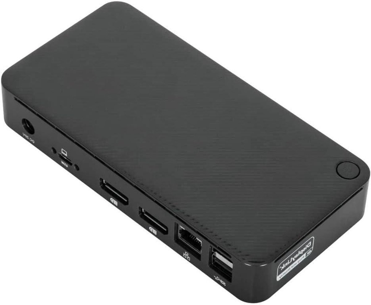 Universeel Dockingstation - USB-C Hub - Computer Uitbreiding - 9 Poorten - 16.5 cm - Zwart