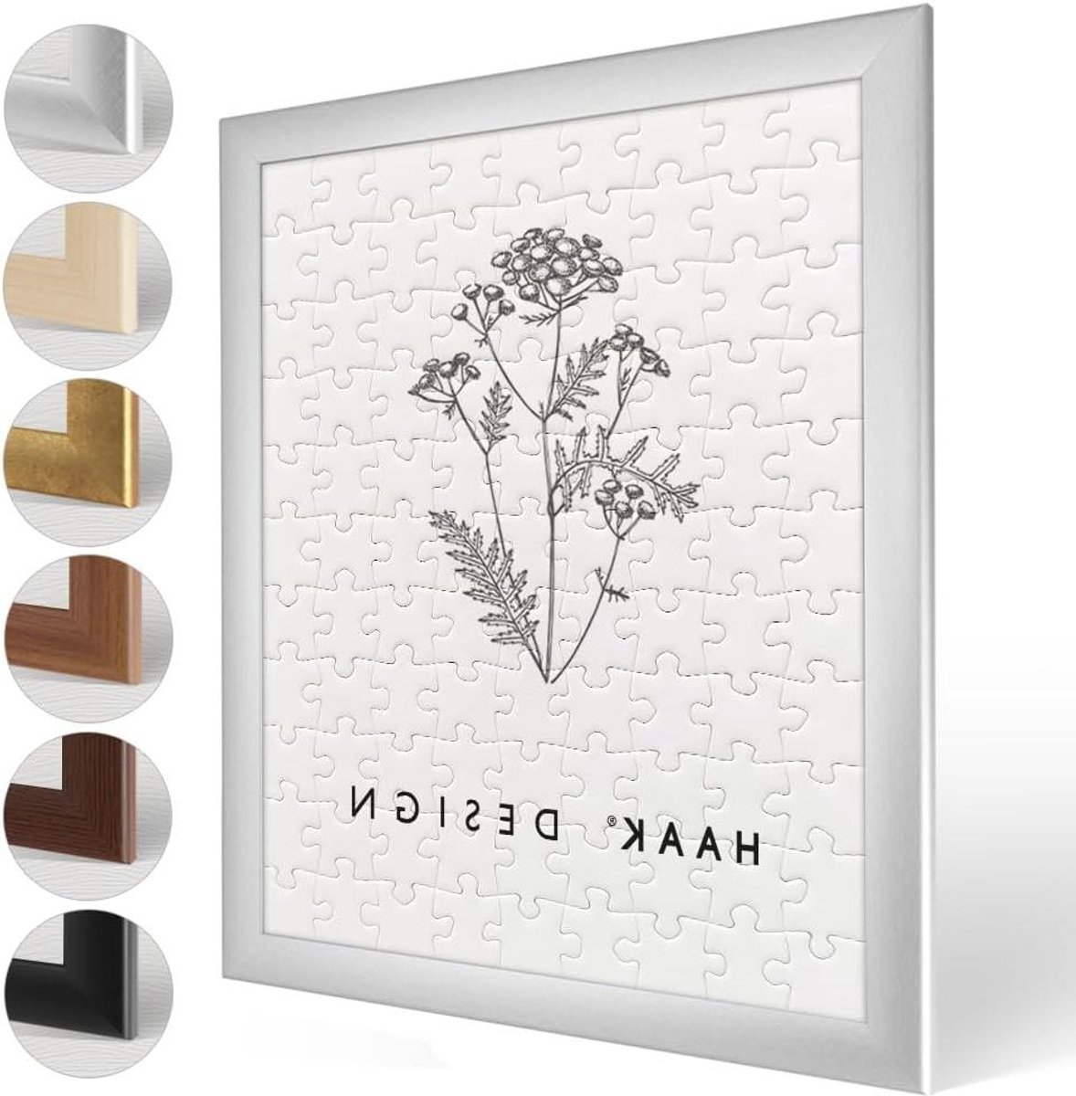 Puzzellijst Aluminium - Fotolijst Puzzel - Puzzels Inlijsten - 35mm Breed Frame - 50 x 50 cm - Aluminium