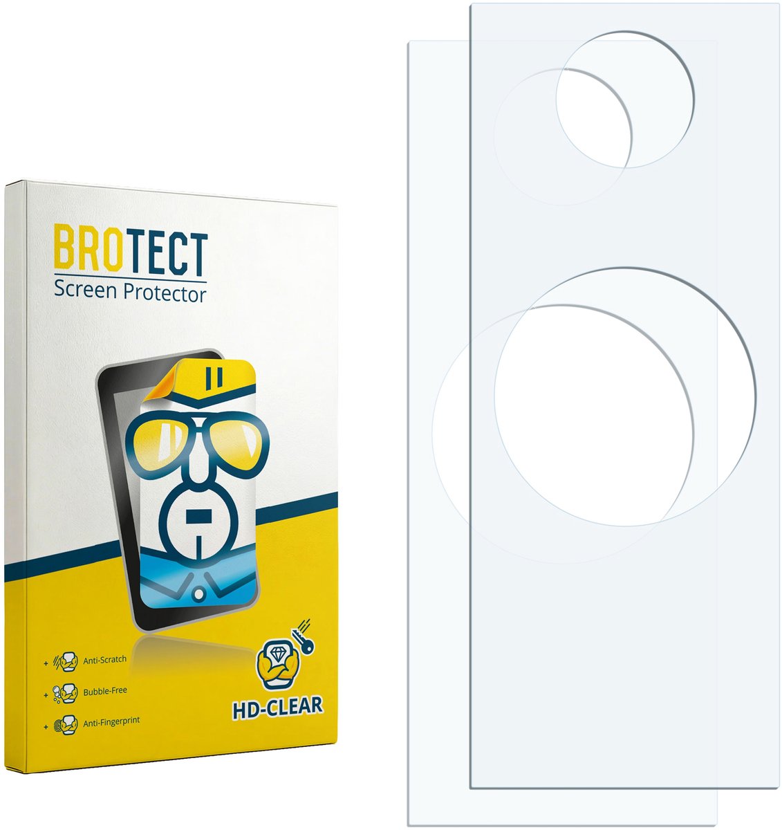 BROTECT - Screenprotector voor Ring Video Doorbell Wired - Folie Beschermfolie transparant 2 Stuks – foto 8