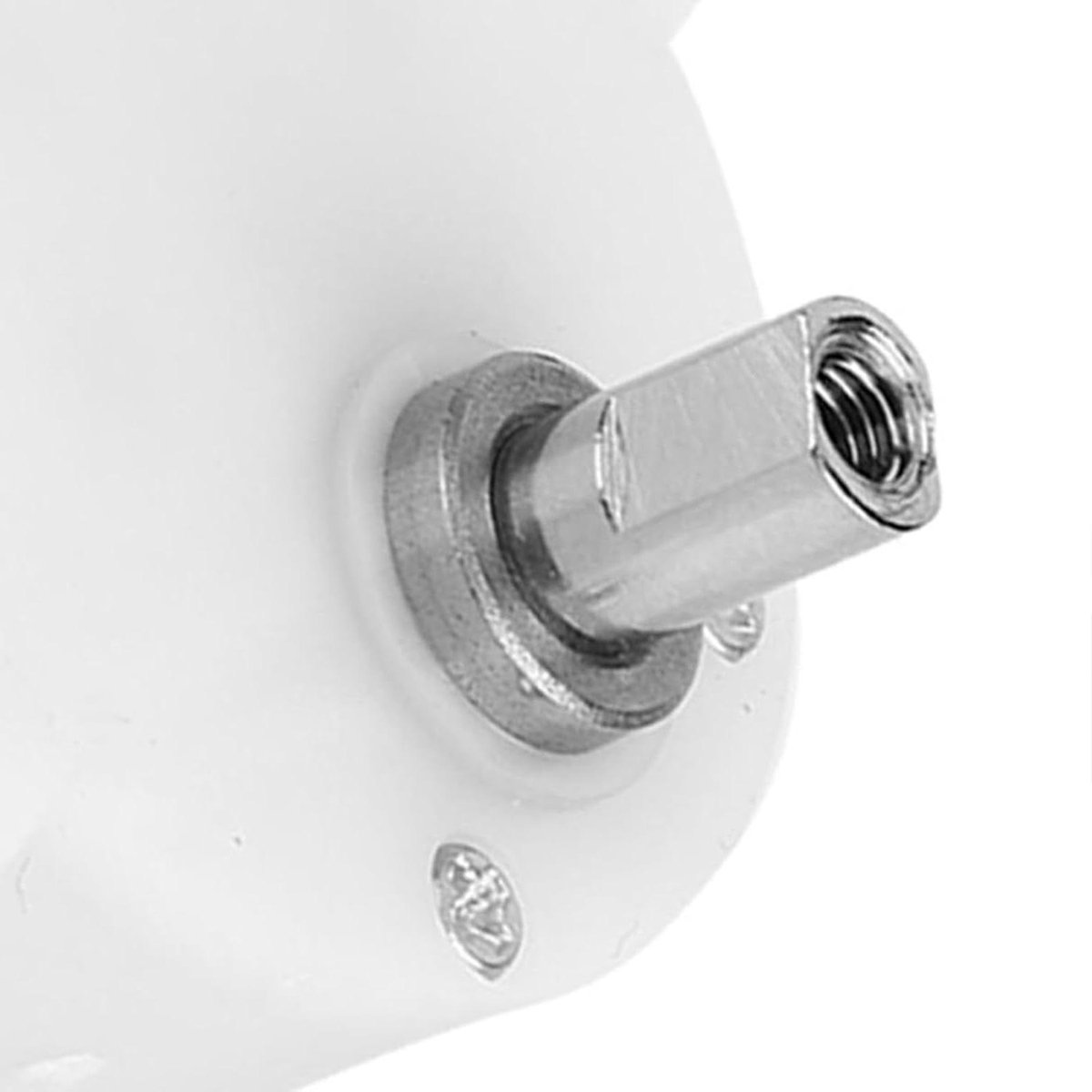DC reductiemotor - Mini motor - Hobby projecten - Geruisloze werking - 6 Volt 5 RPM - Zilver