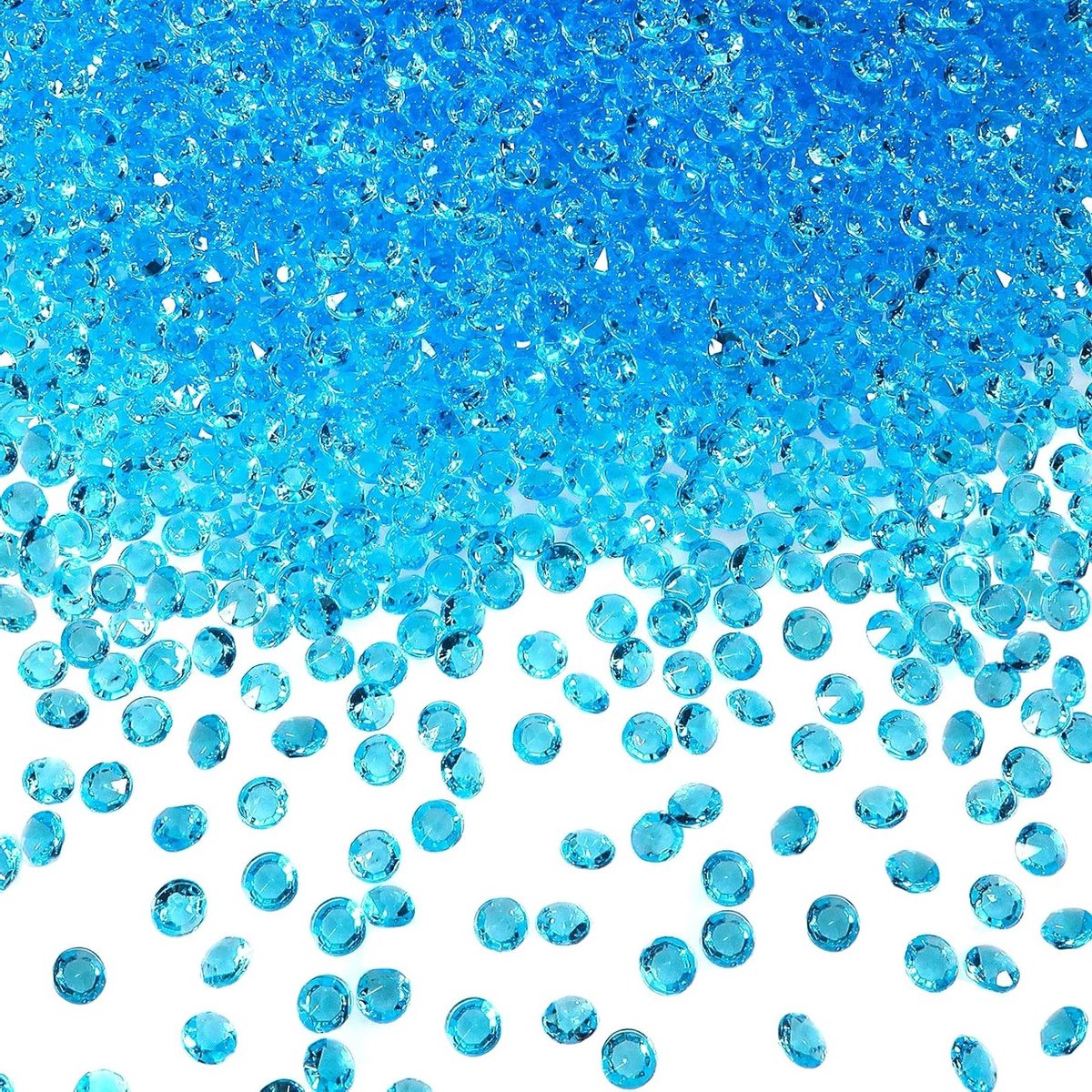 5000 Stuks Lake Blue Tafelversiering met Acryl Diamanten en Rhinestones voor Bruiloft en Feestdecoratie