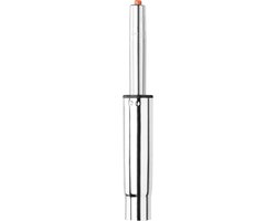 Gasveer Bureaustoel - Gaslift Stoel - Zitcomfort Verstellen - Universele Compatibiliteit - Tot 37 cm - chroom van Merkloos — afbeelding 4