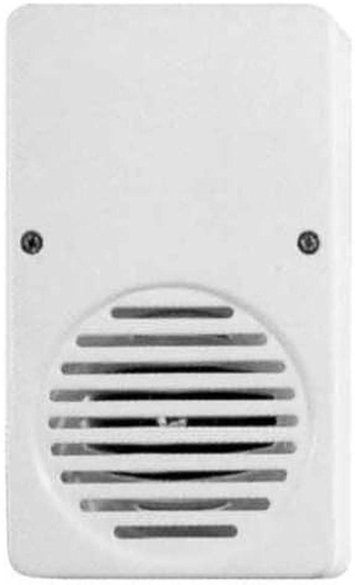 Elektrisch Deurbel Geluid - Deurbel Klankkast - Huis Beveiligen - Hoge Volume Melding - 70 mm Diameter - Wit