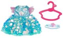 BABY born zeemeerminnenjurk met pailletten, tiara en kleerhanger.