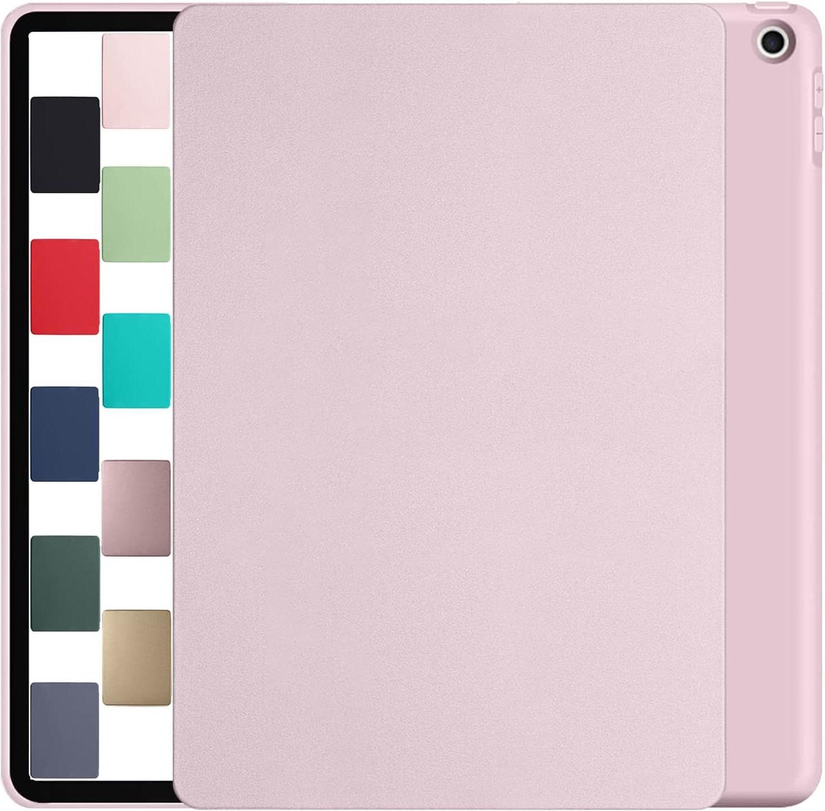 iPad Hoes - Tablet Cover - Bescherming Tablet - Ingebouwde Potloodhouder - 10.2 inch - Roze