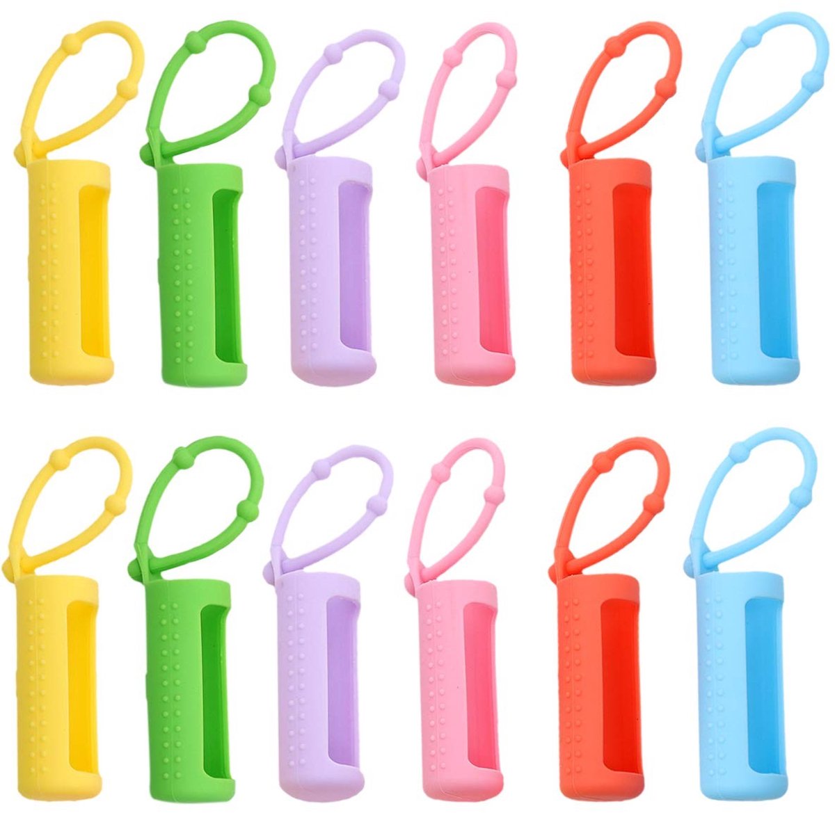 aladdien - Dropper Flessen voor Essentiële Oliën - Reizen - Beschermhoes voor Flessen - 12 Stuks - 10 ML - Herbruikbaar - Perfect voor Vliegreizen