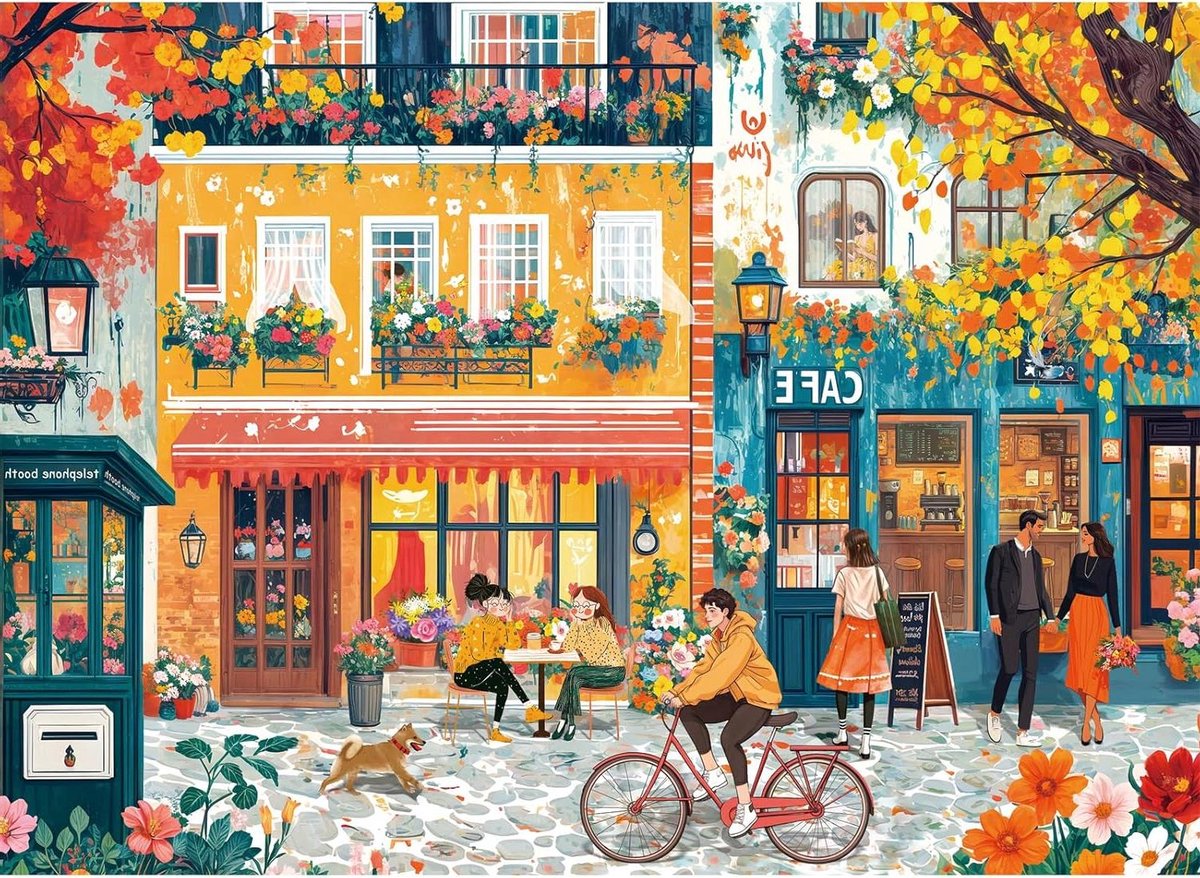 Puzzel 500 stukjes - Legpuzzel Volwassenen - Ontspannen Vrije Tijd - Professioneel Grijs Kaartmateriaal - 49 x 35 cm