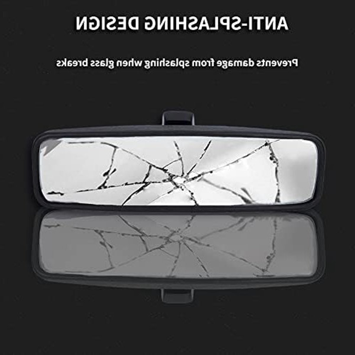 Windscreen Mirror voor Auto, Verstelbare Achteruitkijkspiegel met Antiverblindingsfunctie en Duidelijk Zicht
