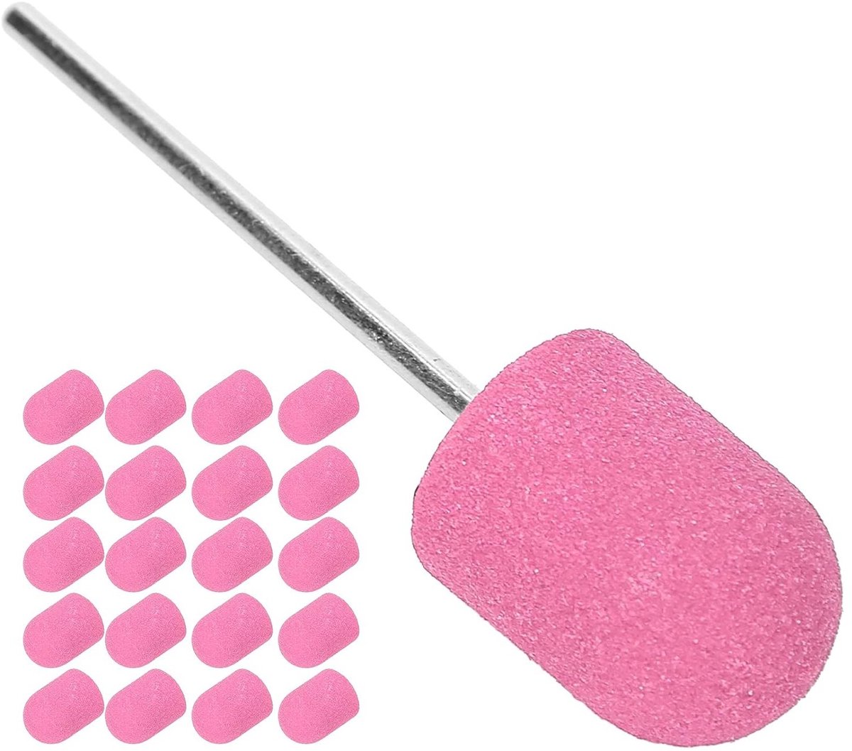 Nail Art Schuurdeksel voor Nagelboor, Polijstkop en Schuurbanden Set voor Manicure en Pedicure (10 X 15mm) - Perfecte Tools voor Nagelverzorging en Creatieve Nail Art
