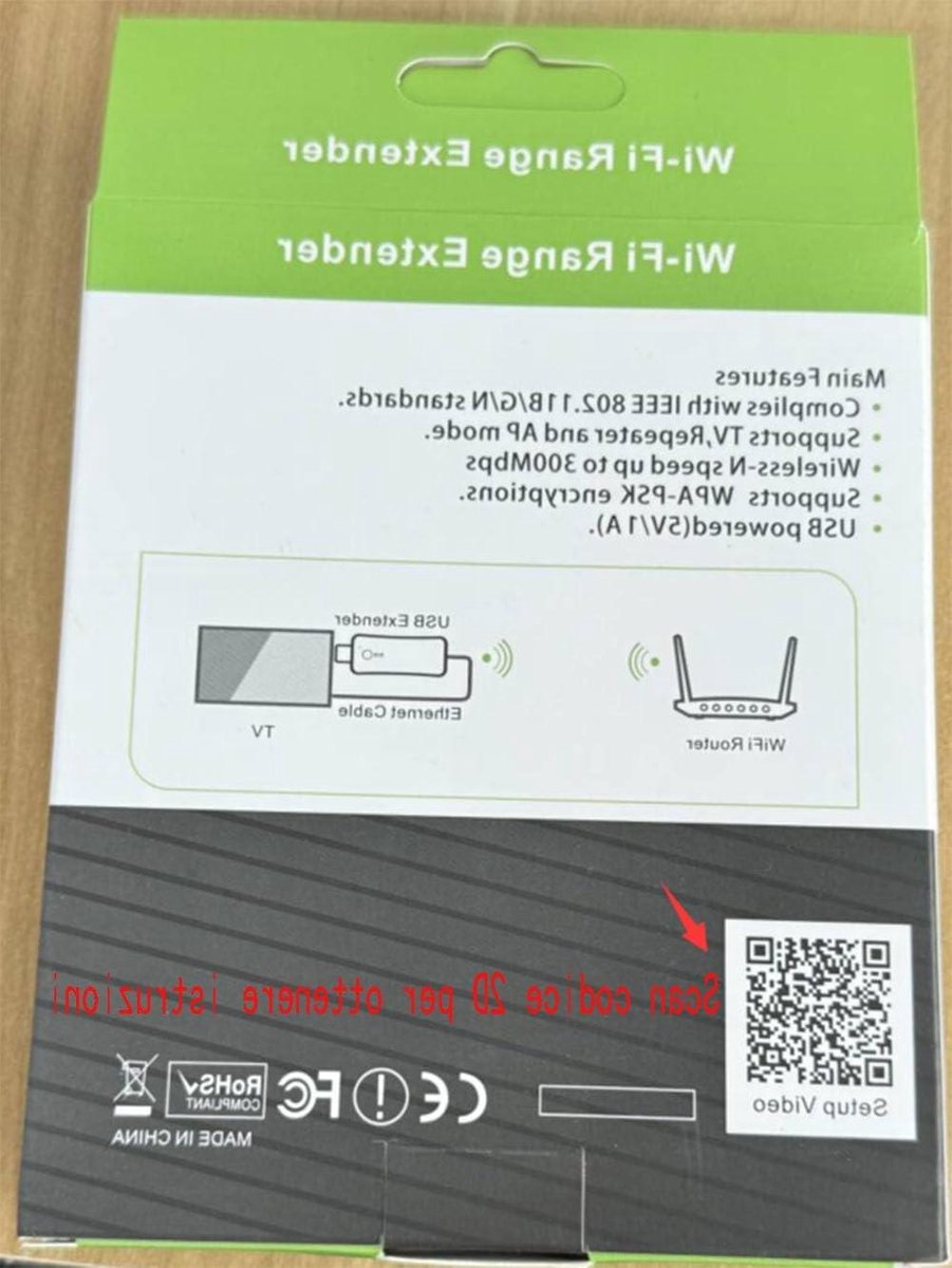 Uinfhyknd USB TV WiFi Dongle Adapter 300Mbps Universele Draadloze Ontvanger RJ45 WPS Smart TV