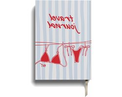 Yop & Tom Reisdagboek - Vakantiegeheugenboek met gelinieerde pagina's, reisplanner, verpakkingsgids, bestemmingsonderzoek, wereldkaart en reis-bucketlist dagboek - bikini