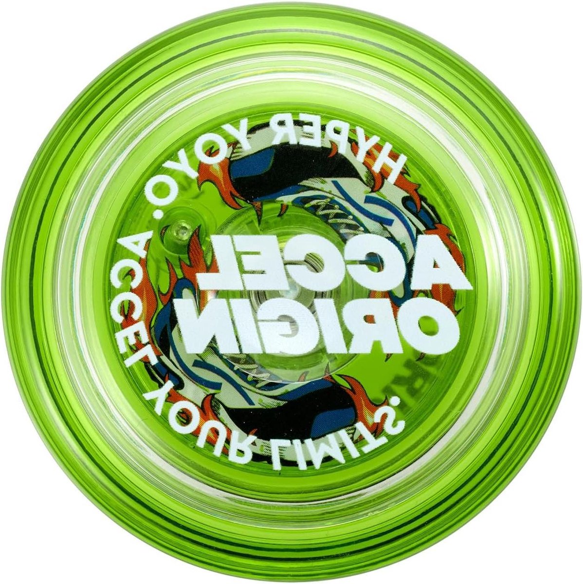 Accel Hyper Yo - Jojo - Trucs Leren - Accel Systeem - 64 Gram - Limoengroen