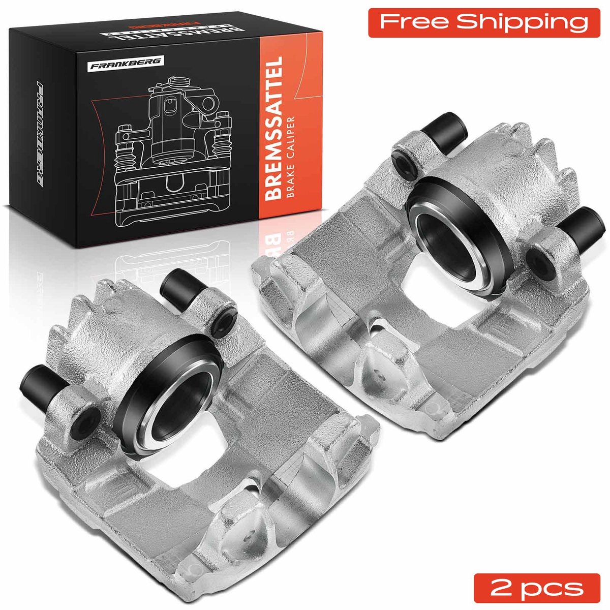 Frankberg 2x remklauw vooras voor Peugeot 3008 5008 Partner Tepee