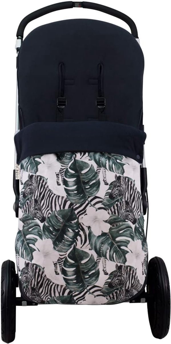 Universele Voetzak - Kinderwagen Zak - Bescherming Tegen Kou - Twee Delen Ritssluiting - 42x100 cm - Dierenprint van Universele — afbeelding 3
