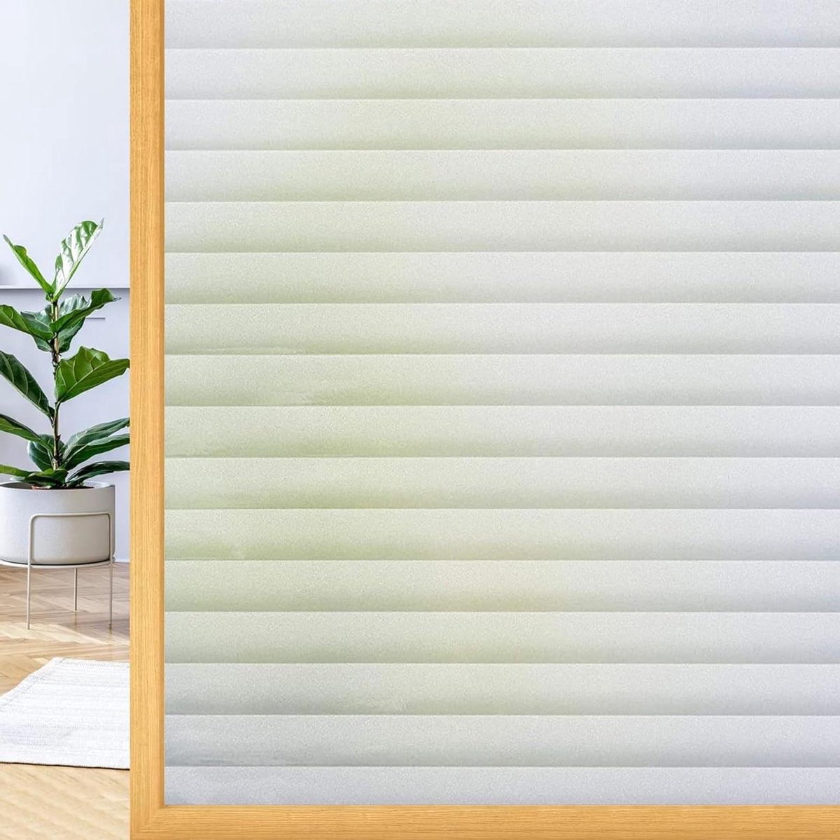 Decoratieve Raamfolie - Privacy Folie - Raam Decoratie - Statisch Zonder Lijm - 20x400 cm