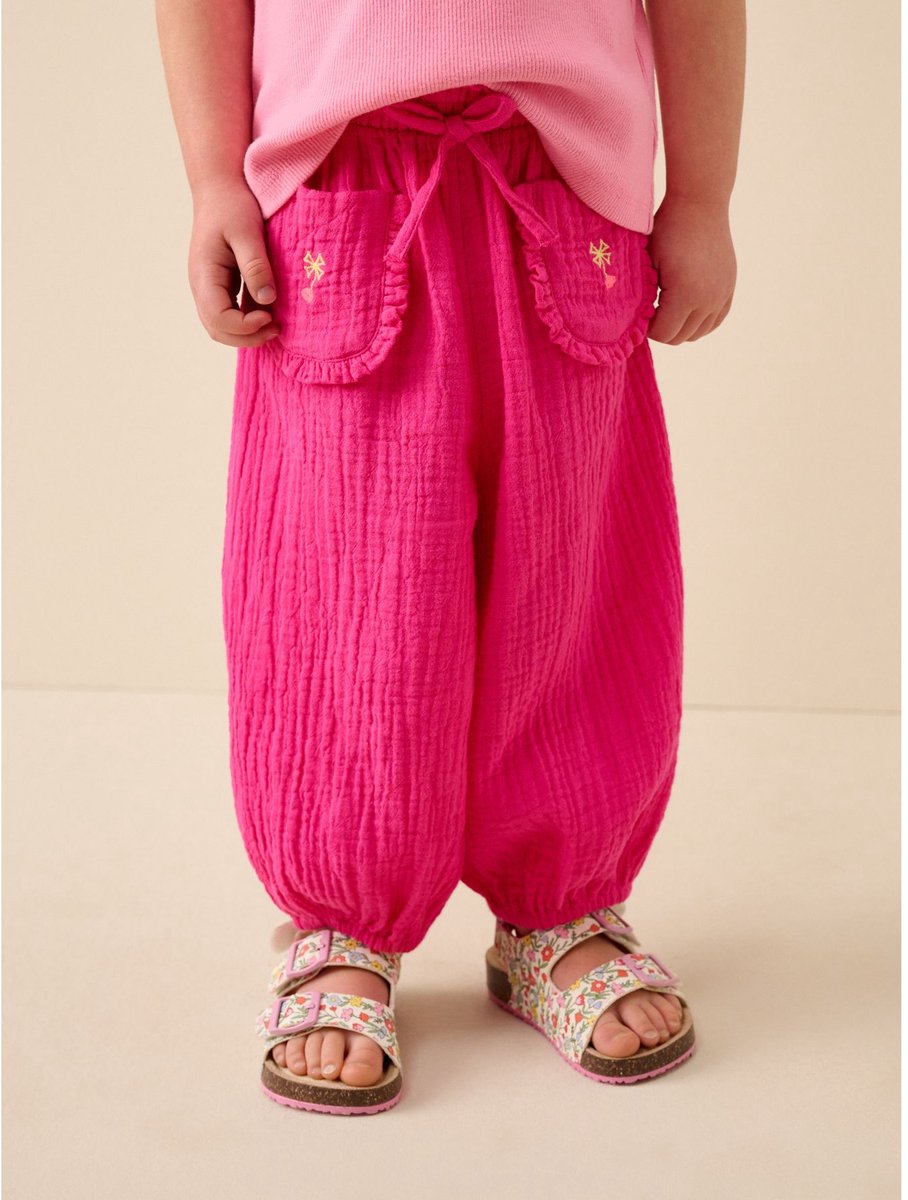 Next - Meisjes - Broek met elastische taille - Roze