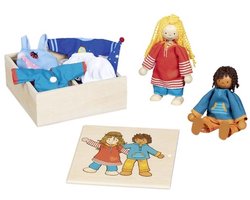 GOKI Buigpopjes - Fynja En Fabio Garderobe - 20 Stuks - 3 Jaar