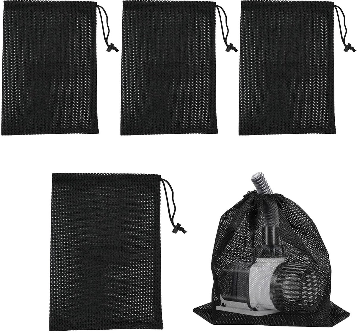 Allecto - Pump Barrier Bags - Waterpomp Filter Mesh Tassen 41x31cm - Herbruikbaar en Sterk