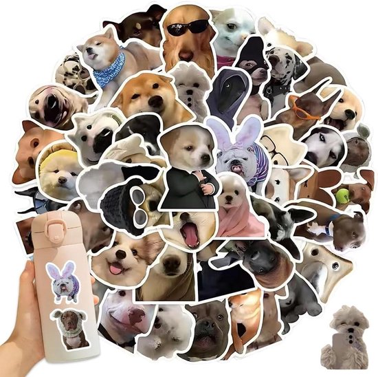 Sticker Hond Hond Stickers - Honden Decals - Decoreren Spullen - 50 Unieke Ontwerpen ...