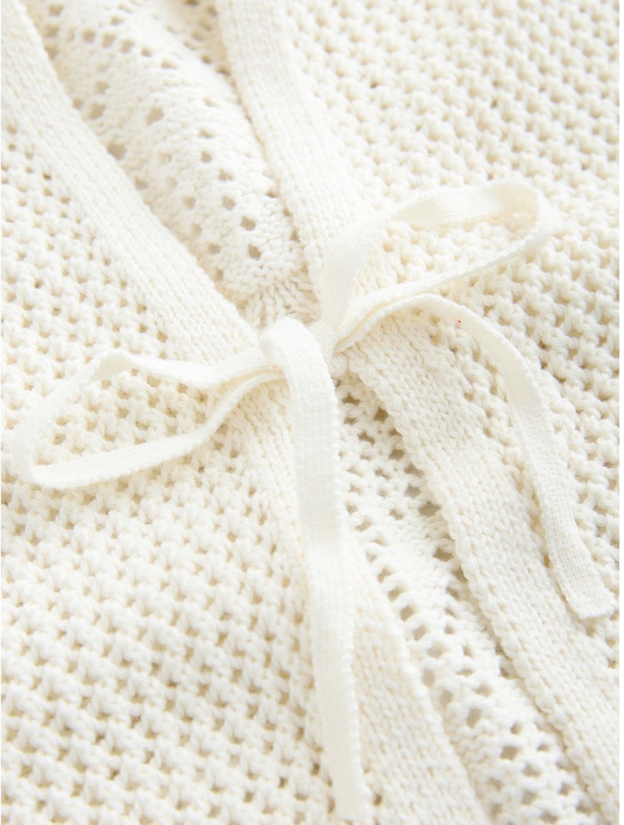 Next - Dames - Tanktop met schelpenpatroon - Crème